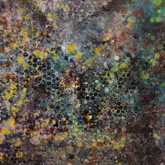 HANDCRAFTED Painting Abstract Artwork HANDPAINTED HANDMADE Wall Art Decor - Picture 11 of 16